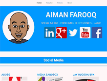 Tablet Screenshot of aimanfarooq.com